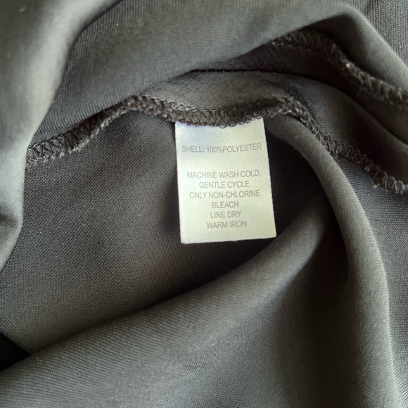 House of Harlow 1960 black satin ruched maxi dress with spaghetti straps - Picture 4 of 7